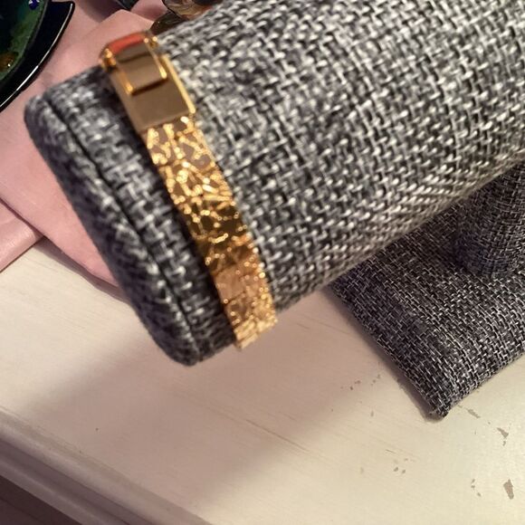 Goldtone Nugget Look Bracelet and Necklace Set - Picture 6 of 10